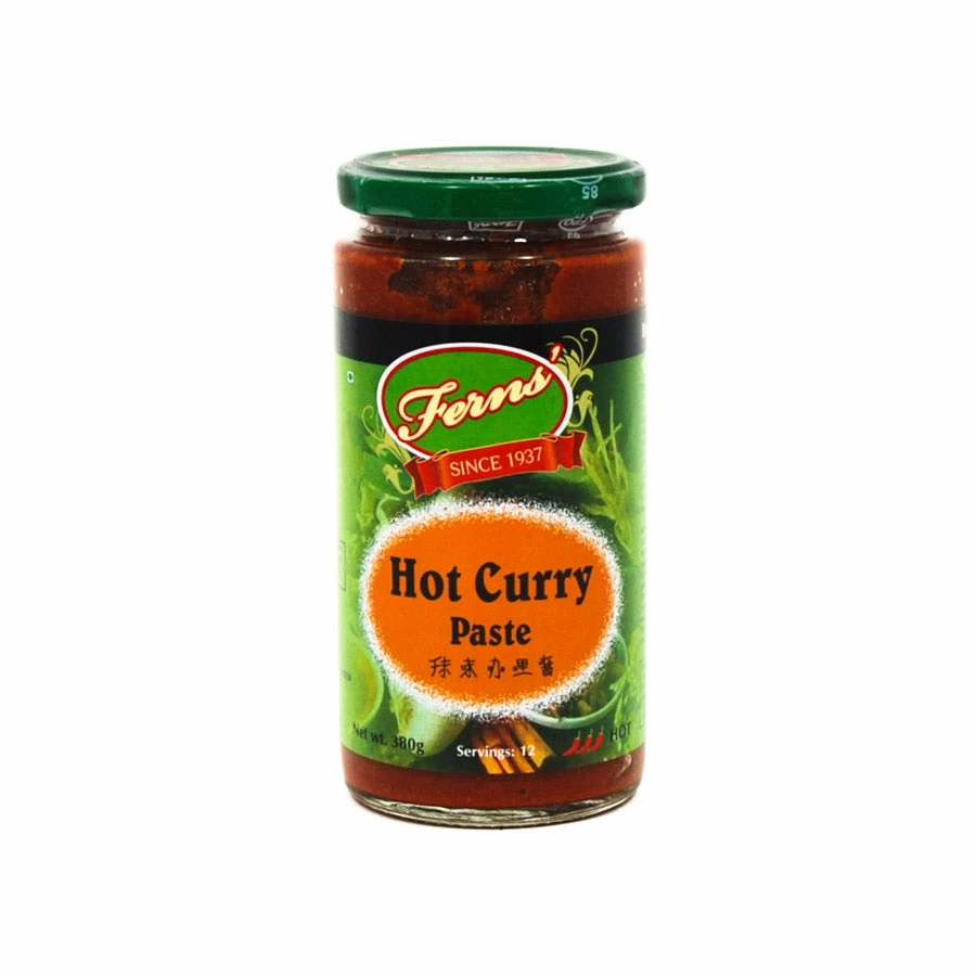 Ferns' Hot Curry Paste 380g 3 Ferns' Hot Curry Paste 380g