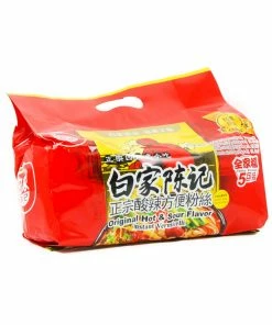 BJ Instant Potato Vermicelli Noodles - Sour Hot 5 Packs 525g Ingredients