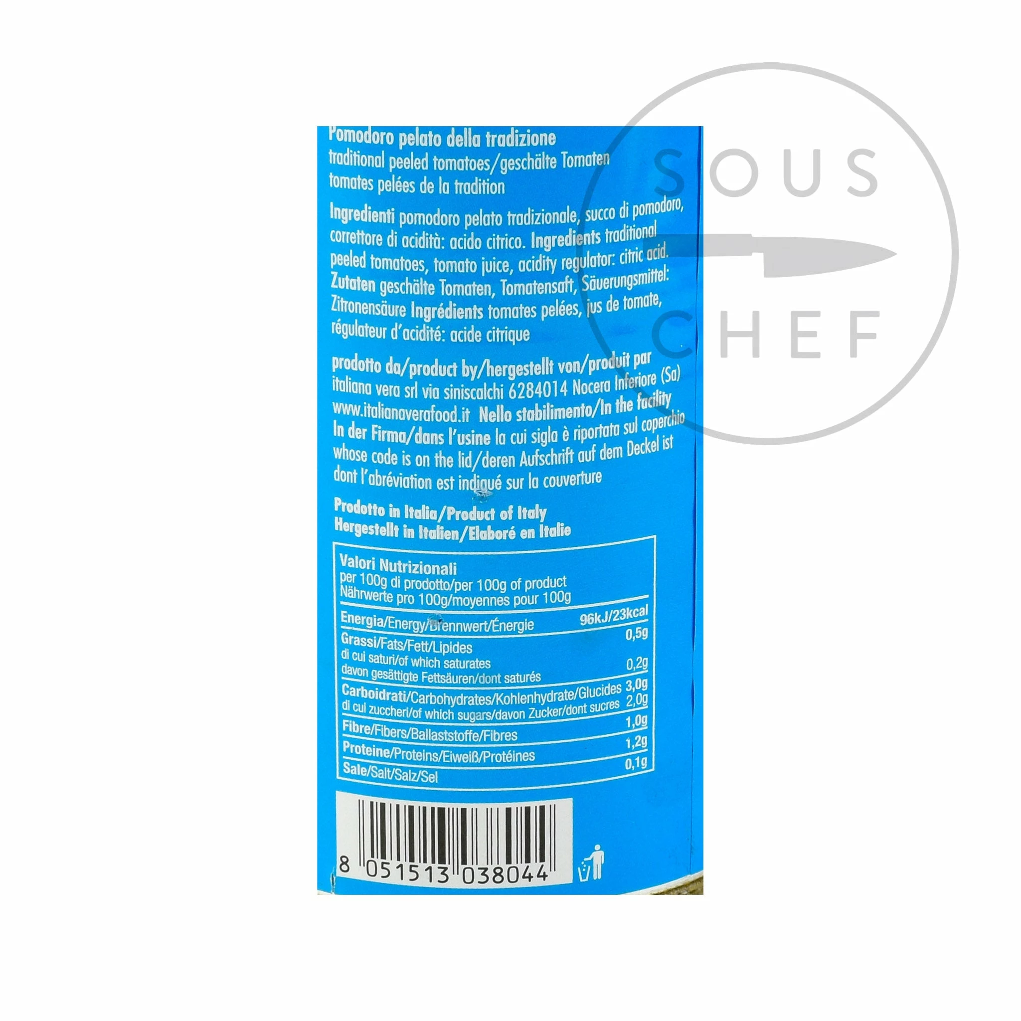 Italianavera Traditional Peeled Tomatoes 400g Ingredients 6 Italianavera Traditional Peeled Tomatoes 400g Ingredients