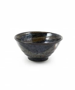 Kiji Stoneware & Ceramics Karasuba-Iro Medium Rice Bowl Tableware