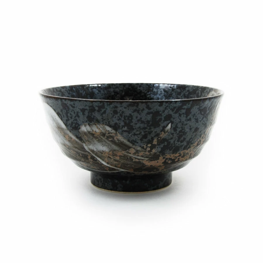 Kiji Stoneware & Ceramics Karasuba-Iro Noodle Bowl Tableware 3 Kiji Stoneware & Ceramics Karasuba-Iro Noodle Bowl Tableware