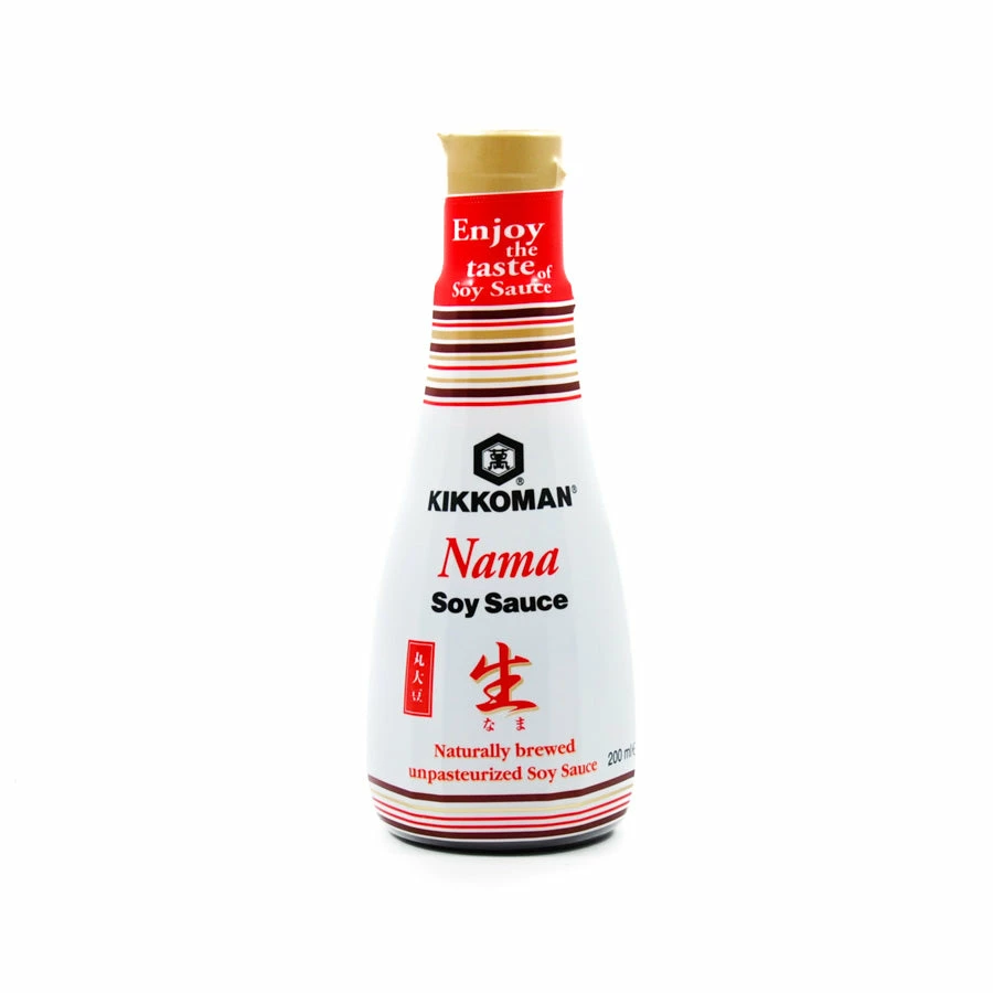 Kikkoman Nama Soy Sauce - Raw Unpasteurised 200ml Ingredients 3 Kikkoman Nama Soy Sauce - Raw Unpasteurised 200ml Ingredients