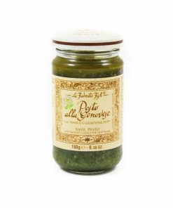 La Favorita Pesto With Genovese Basil DOP Ingredients