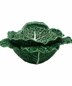 Bordallo Pinheiro Tableware Large Cabbage Leaf Tureen 2 Litre