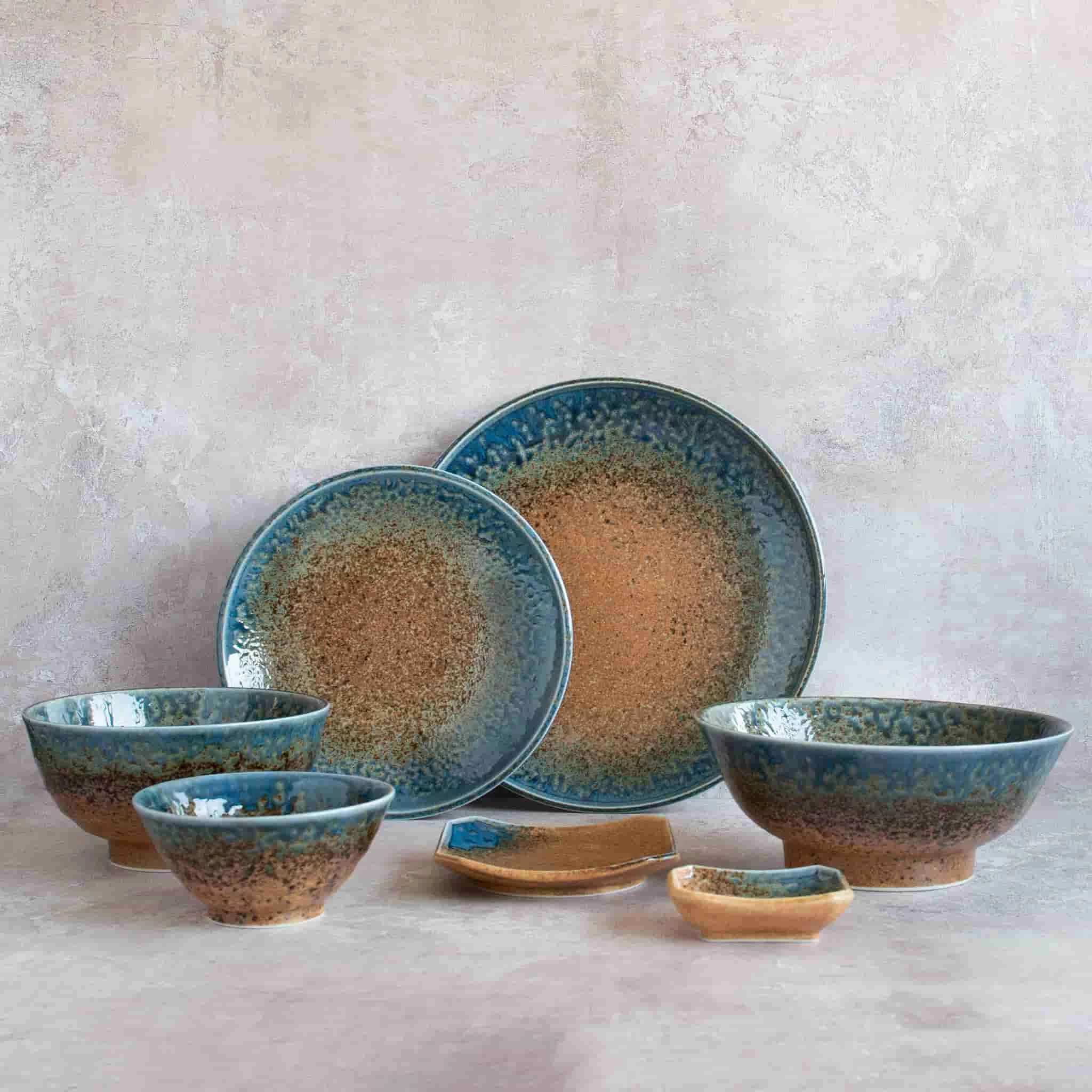Kiji Stoneware & Ceramics Chouseki Ramen Bowl Tableware 6 Kiji Stoneware & Ceramics Chouseki Ramen Bowl Tableware