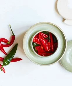 Sauerkraut Pots Cookware Handmade Stoneware Fermenting Crock In Green 2 Litre 9 Sauerkraut Pots Cookware Handmade Stoneware Fermenting Crock In Green 2 Litre