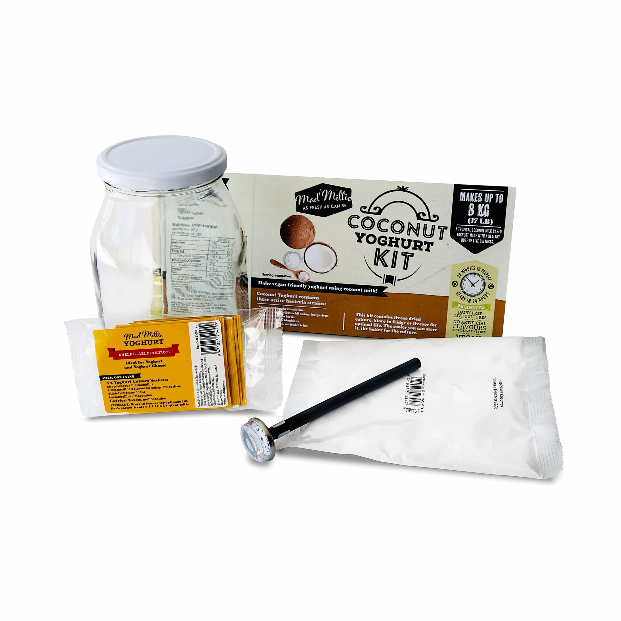 Mad Millie Coconut Yoghurt Jar Ingredients 6 Mad Millie Coconut Yoghurt Jar Ingredients