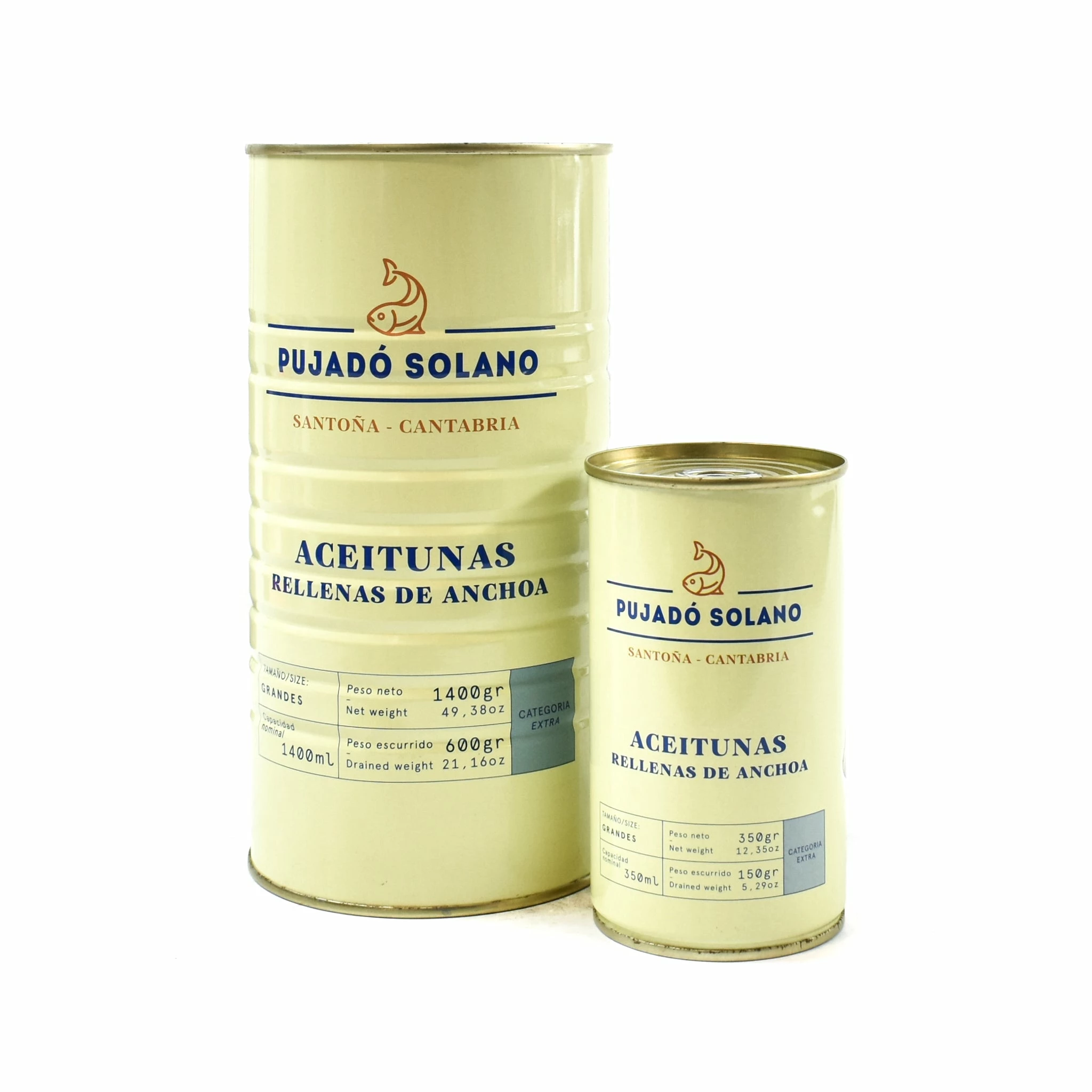 Pujado Solano Manzanilla Olives With Anchovy 350g 4 Pujado Solano Manzanilla Olives With Anchovy 350g