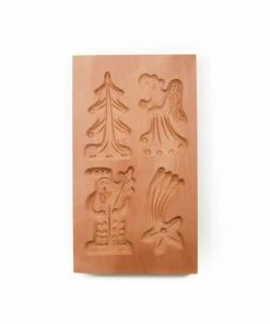 Springerle & Co Cookware Pear Wood Springerle & Speculaas Mould - Christmas Figures