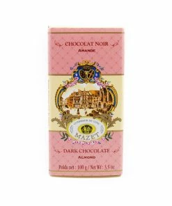 Ingredients Mazet De Montargis Dark Chocolate With Almond 100g
