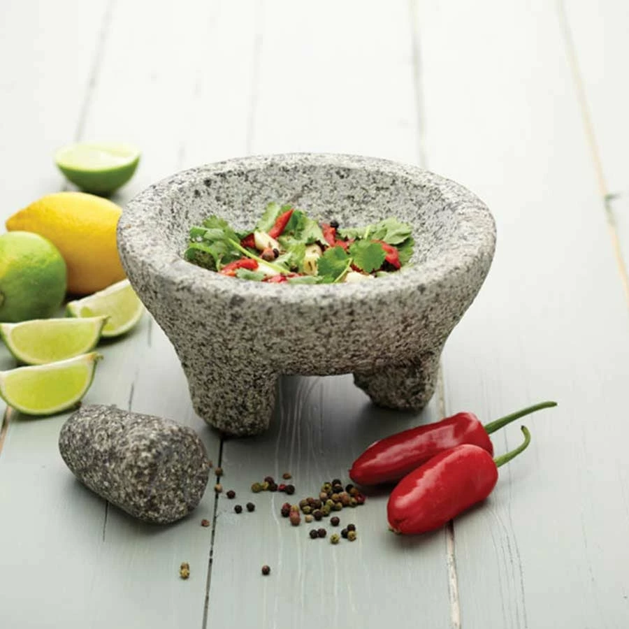 KitchenCraft Mexican Granite Mortar And Pestle Cookware 4 KitchenCraft Mexican Granite Mortar And Pestle Cookware