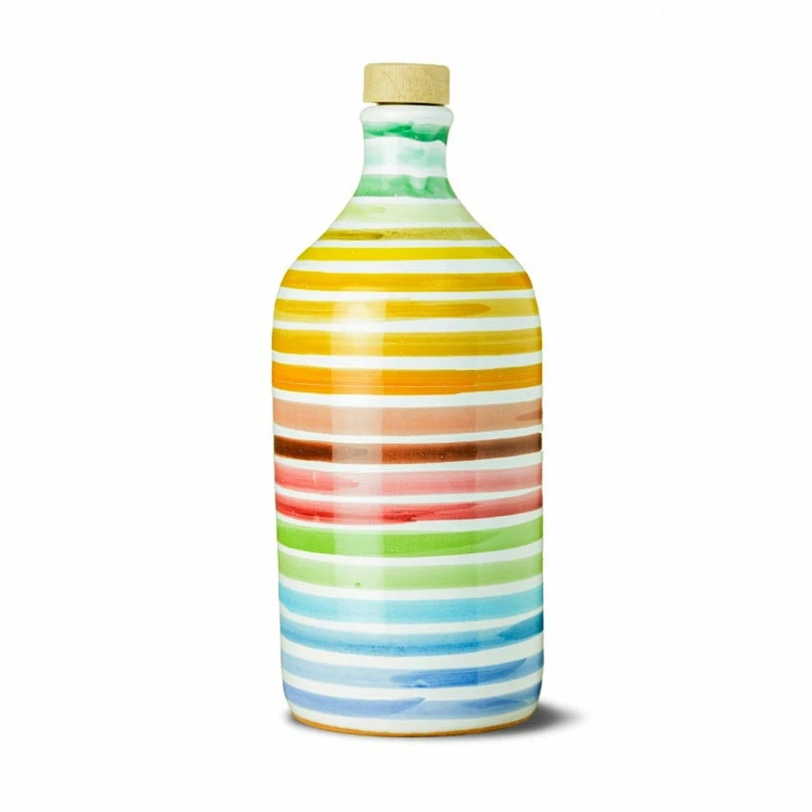 Frantoio Muraglia Intense Fruity Extra Virgin Olive Oil In Rainbow Terracotta Bottle 500ml 3 Frantoio Muraglia Intense Fruity Extra Virgin Olive Oil In Rainbow Terracotta Bottle 500ml