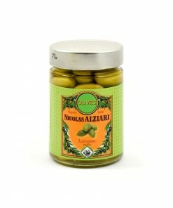 Nicolas Alziari Ingredients Green Lucques Olives 220g