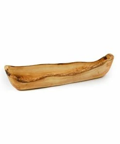 Naturally Med Olive Wood Artisan Bread Holder 40cm Tableware