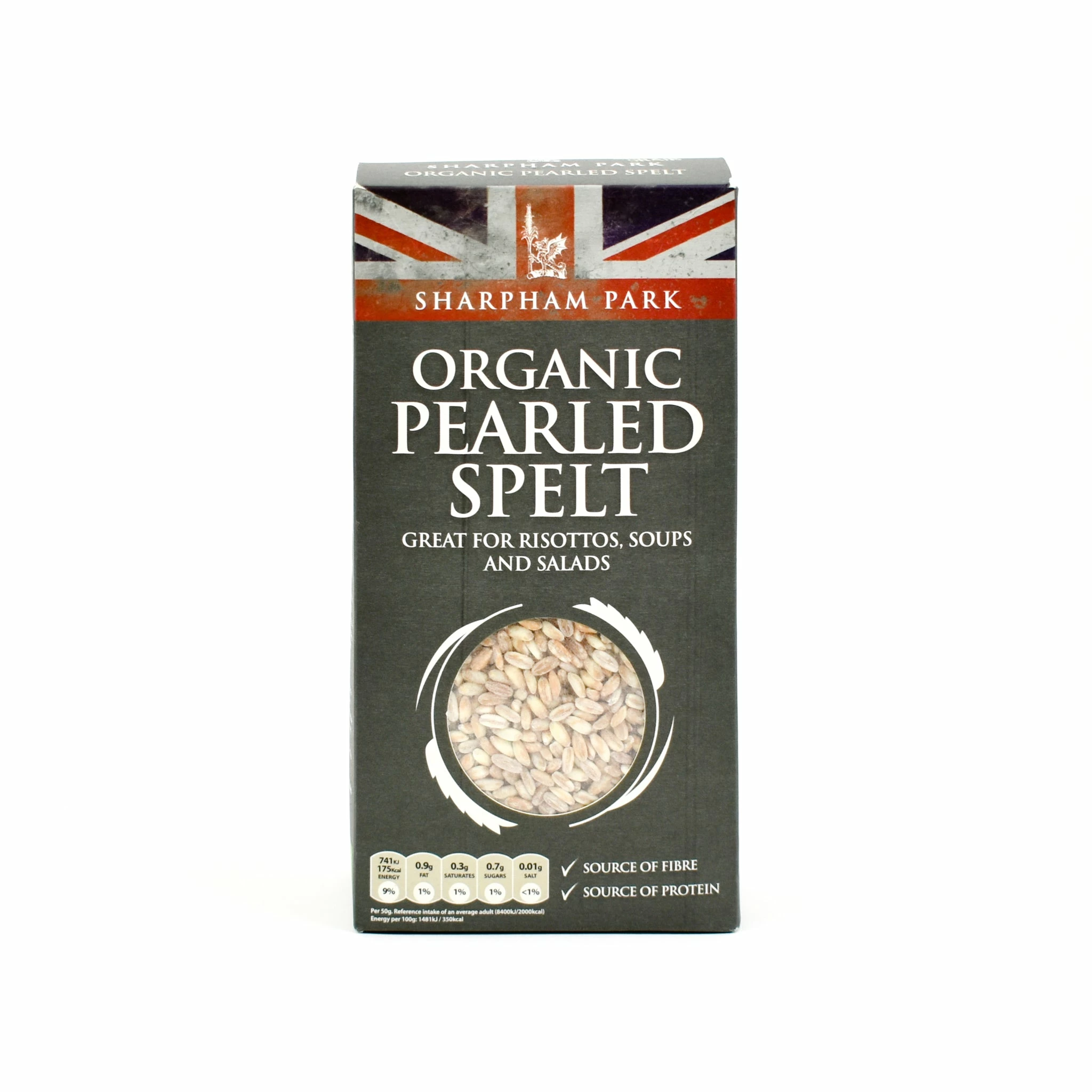 Sharpham Park Organic Pearled Spelt 500g Ingredients 3 Sharpham Park Organic Pearled Spelt 500g Ingredients