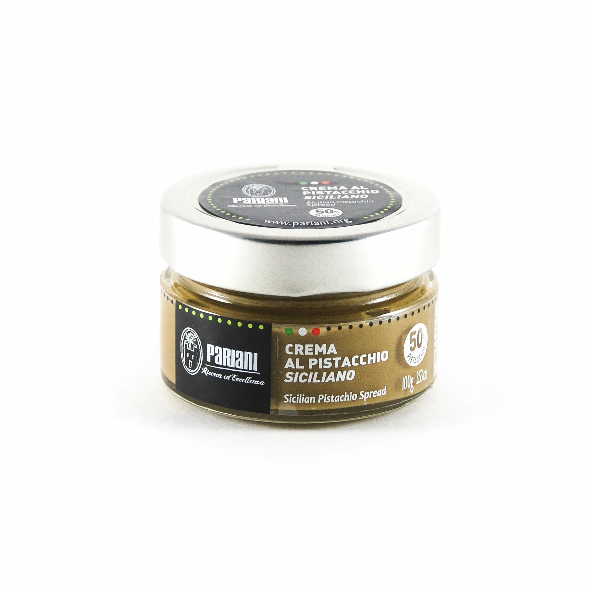 Pariani Sweet Sicilian Pistachio Spread 100g 3 Pariani Sweet Sicilian Pistachio Spread 100g