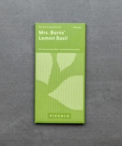 Piccolo Mrs. Burns Lemon Basil Seeds Ingredients 7 Piccolo Mrs. Burns Lemon Basil Seeds Ingredients