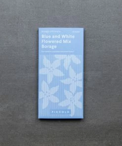 Piccolo White And Blue Mixed Borage Edible Flower Seeds Ingredients 7 Piccolo White And Blue Mixed Borage Edible Flower Seeds Ingredients