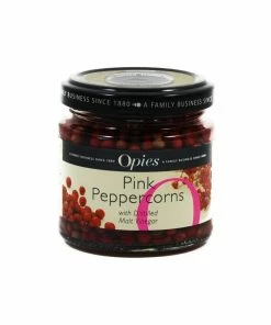 Opies Ingredients Pink Peppercorns With Malt Vinegar 105g
