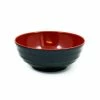 R&B Tableware Melamine Red & Black Ramen Bowl