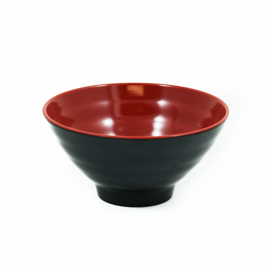 R&B Melamine Red & Black Rice & Soup Bowl Tableware 3 R&B Melamine Red & Black Rice & Soup Bowl Tableware