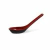 R&B Melamine Red & Black Soup Spoon