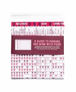 Kitchen Linen Stuart Gardiner Red Wine & Food Pairing Guide Tea Towel