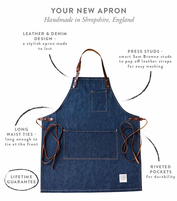 Risdon & Risdon Denim Street Apron Cookware 7 Risdon & Risdon Denim Street Apron Cookware