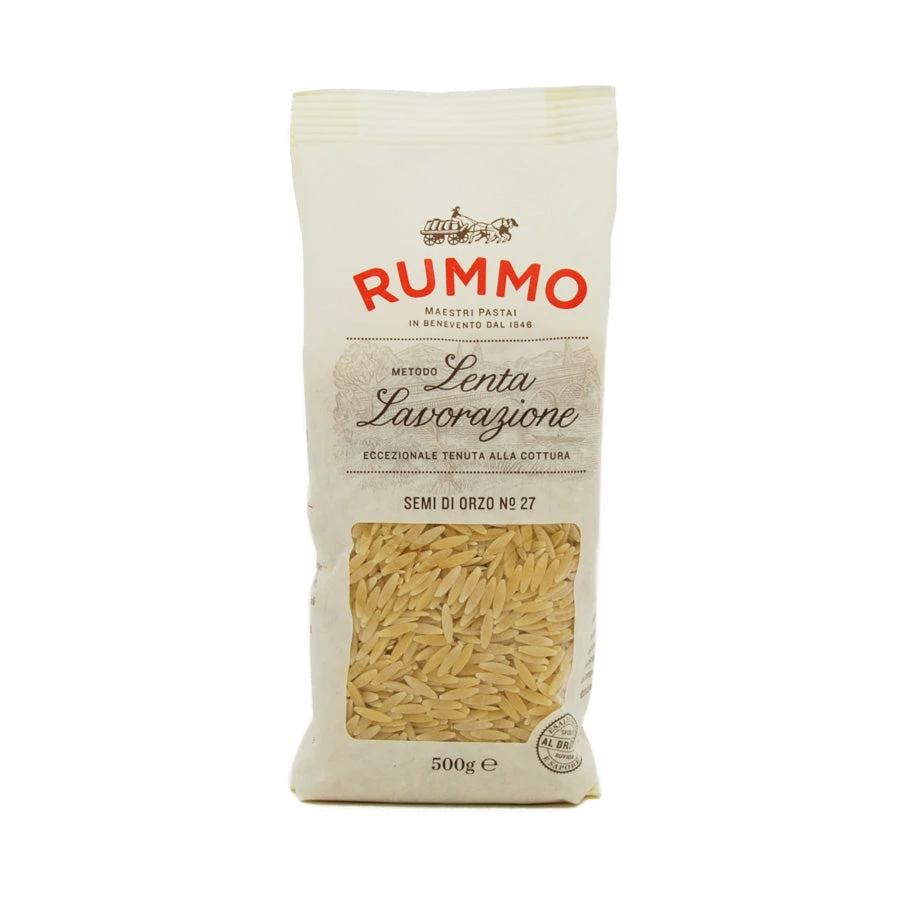 Ingredients Rummo Orzo Pasta - 'Semi Di Orzo' 500g 3 Ingredients Rummo Orzo Pasta - 'Semi Di Orzo' 500g