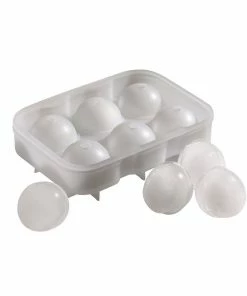 Cocktail'd 6 Cavity Silicone Ice Ball Mould 7 Cocktail'd 6 Cavity Silicone Ice Ball Mould