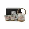 Kiji Stoneware & Ceramics Sakura Blossom Tea Set For Two 2 Kiji Stoneware & Ceramics Sakura Blossom Tea Set For Two