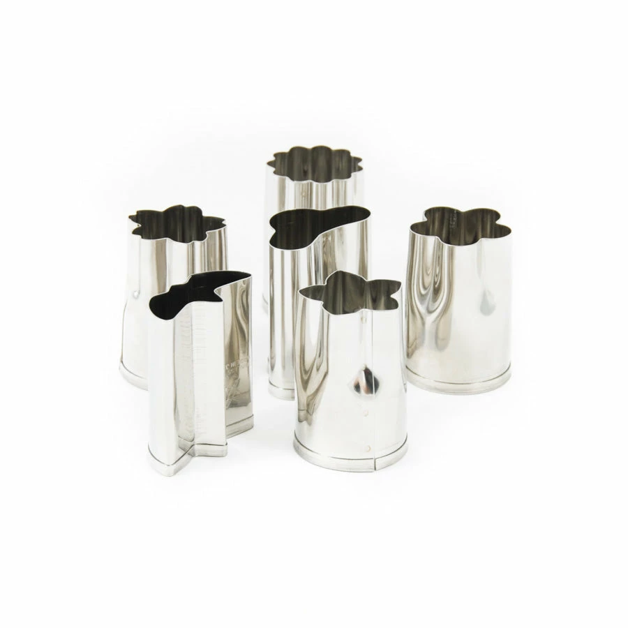 Japan Bento Stainless Steel Flower & Leaf Cutters Tableware 4 Japan Bento Stainless Steel Flower & Leaf Cutters Tableware