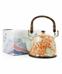 Kiji Stoneware & Ceramics Suisen Red Japanese Teapot Tableware 9 Kiji Stoneware & Ceramics Suisen Red Japanese Teapot Tableware