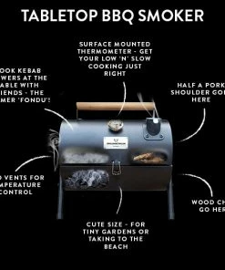 Gusta Tabletop BBQ Smoker 12 Gusta Tabletop BBQ Smoker