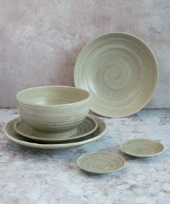 Kiji Stoneware & Ceramics Tableware Tatsumaki Dipping Plate 10cm
