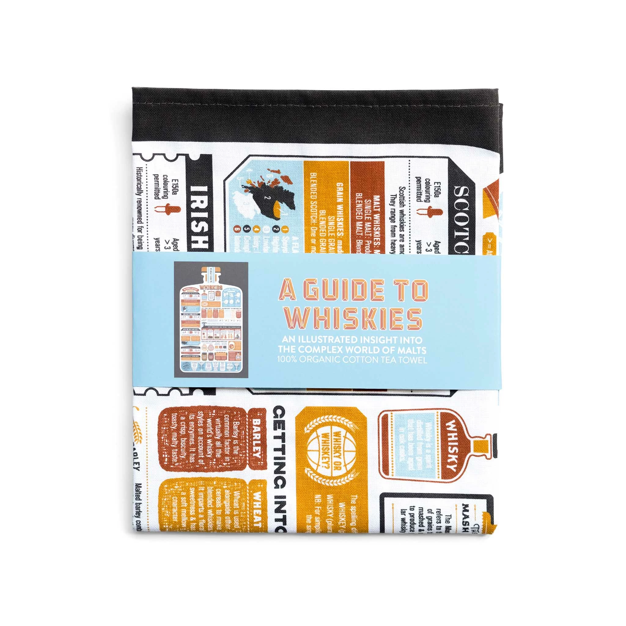 Kitchen Linen Stuart Gardiner Guide To Whiskies Tea Towel 4 Kitchen Linen Stuart Gardiner Guide To Whiskies Tea Towel