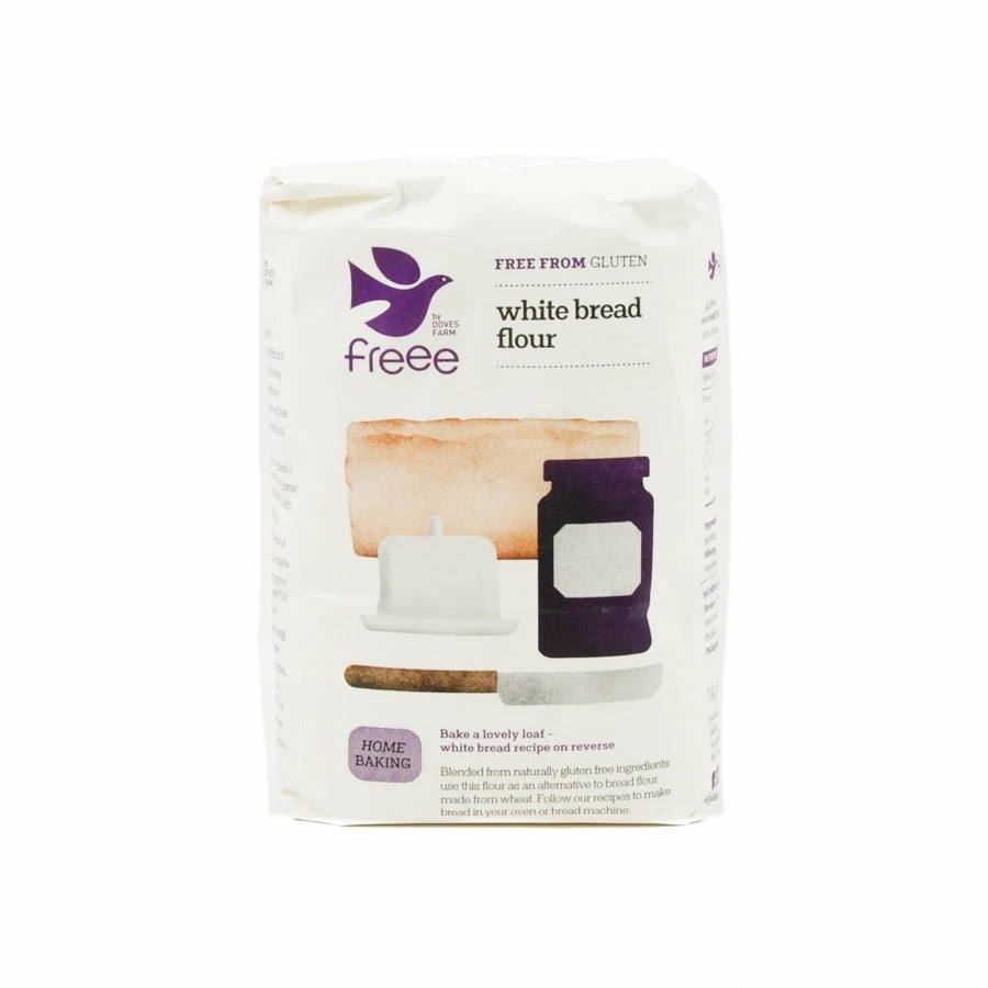 Doves Farm Gluten Free White Bread Flour 1kg Ingredients 3 Doves Farm Gluten Free White Bread Flour 1kg Ingredients