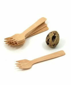 Sous Chef Tableware Disposable Wooden Sporks 10.5cm